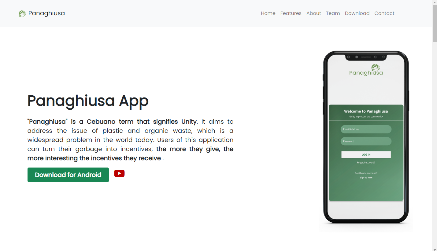 Panaghiusa website